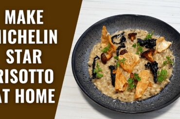 How To Cook Risotto Like Michelin Star Chef At Home (Fine Dining Recipe)