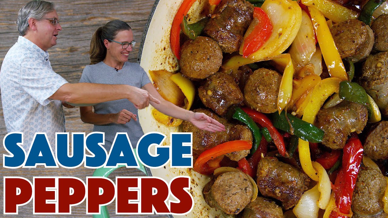 Texas Hot Links Sausage And Peppers Recipe One Pan Sausage And Peppers Texas Hot Links Sausage And Peppers Recipe One Pan Sausage And Peppers