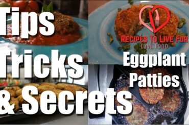 How to make Italian Eggplant Patties - Recipe with Tips, Tricks & Secrets. Step by step how to make.
