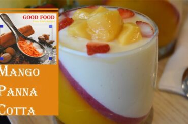 MANGO PANNA COTTA RECIPE ||  MANGO PUDDING Desert || ITALIAN DESSERT RECIPE