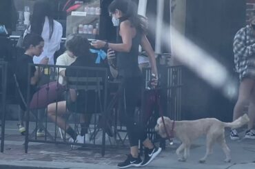 Addison Rae Has lunch on Melrose Place! 9.24.20