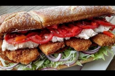 Italian VEGAN Milanese Sub  |  SaharBelle