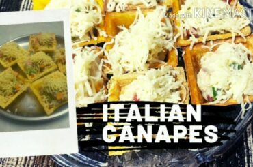 Jain Italian Canapes | Jain Canapes recipe | How to make Canapes | Reha Ri Rasoi