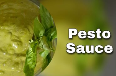 Pesto Sauce | Homemade Pesto Sauce | Easy Italian Pesto Sauce