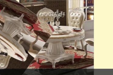 ✓Modern Style Italian Dining Table, 100% Solid Wood Italy Style Luxury