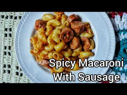 SPICY MACARONI WITH SAUSAGES | ITALIAN CUISINE SPICY MACARONI WITH SAUSAGES | ITALIAN CUISINE