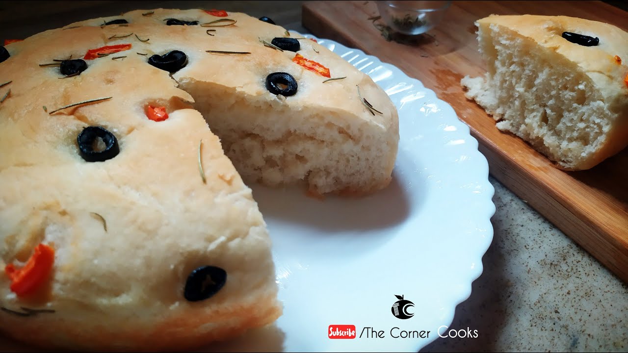 Focaccia Bread | മലയാളം with eng subtitles | Italian soft focaccia bread recipe |The Corner Cooks Focaccia Bread | മലയാളം with eng subtitles | Italian soft focaccia bread recipe |The Corner Cooks