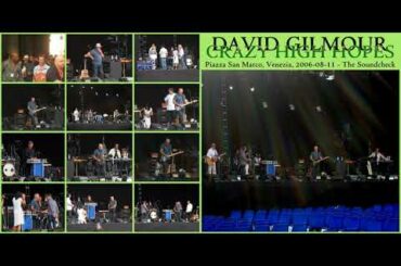 DAVID GILMOUR 11th August 2006 Soundcheck Venezia, Piazza San Marco, Italy         #PabloFlaming