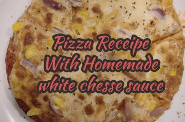 Pizza with white cheese sauce (20 minutes) | Italian Dish