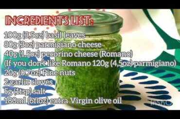 Basil pesto | Italian cooking mama