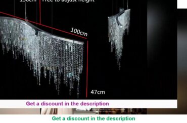 Led Italian luxury crystal Pendant Lights model room after the modern simple Nordic bedroom restaur