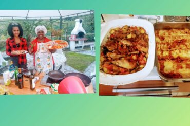 COOK ITALIAN VEGGIES & LASAGNA WITH US GUYS