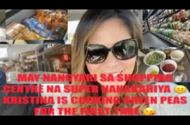 MAY NAKAKAHIYANG NANGYARI ☹️ KRISTINA IS COOKING ITALIAN STYLE PEAS FOR THE FIRST TIME 😘