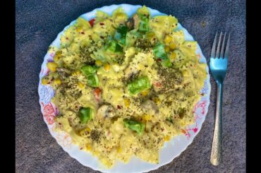 Italian Style White Sauce  Pasta | Quick And Easy | Quick Cooking