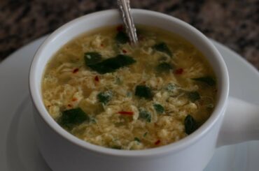 Stracciatella Soup - Italian Egg Drop Soup