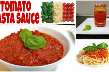 Tomato Pasta Sauce | original italian recipe in 2 ways by Tehmina ka kitchen