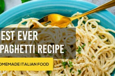 Chicken Spaghetti In White Sauce Recipe By Kitchen 042 | Homemade White Sauce | Italian Recipes