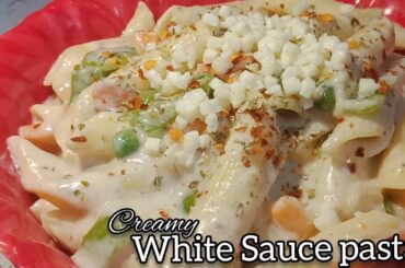 White Sauce pasta recipe || Italian recipe || how to make white sauce pasta  , simple & easy way?