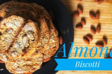 Italian Almond Biscotti in Malayalam/Easy Almond Biscotti recipe in Malayalam