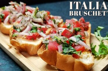 Italian Bruschetta Recipe | Indo Italian Style | Bruschetta | ब्रुस्केटा | How to make Bruschetta