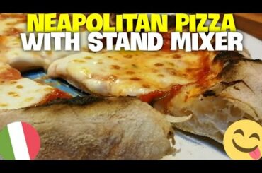 ❤️🍕 Neapolitan Pizza dough recipe with stand mixer at home.