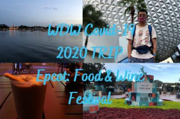 DISNEY WORLD Covid-19 Trip Day 1 PART 2: My First Epcot Food & Wine Festival 2020 |  Sept 2020