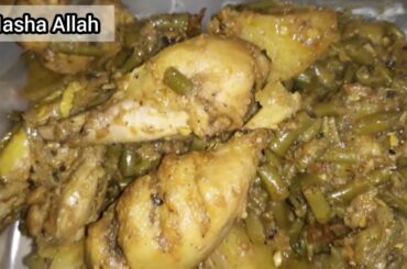 Delicious Chicken, potato and beans Recipe by Chef Rida in Italy | Restaurant Style