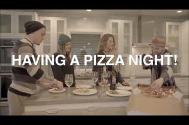 Best Friends, Adorable Puppy, Great Pizza and Wine what more do you need?