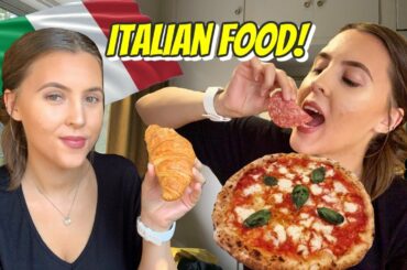 I only ate ITALIAN FOOD for 24 HOURS!     | Isabel Julie Vlogs