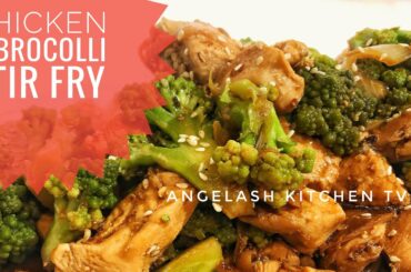 How to cook chicken and broccoli stir fry | dinner in just 30 mins Quick and easy/ angelash kitchen