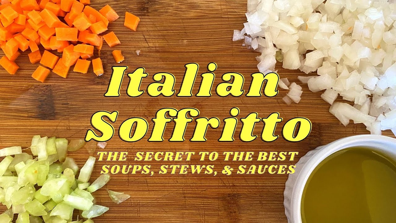 Aromatics 101 | Italian Soffritto Aromatics 101 | Italian Soffritto
