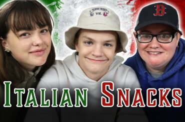 AMERICANS TRYING ITALIAN TREATS | Eating and Tasting Italian Food Desserts