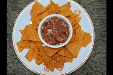 Salsa Recipe | Salsa sauce | Salsa Dip | Italian Style Salsa | सालसा रेसिपी