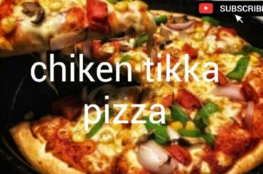 Italian Chiken Tikka Pizza