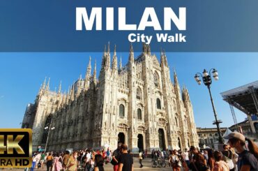MILAN City Walk Part 2 |  4K UHD | ⛅ | IT | ITALY