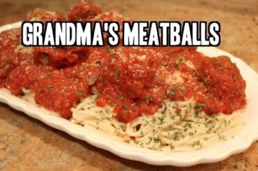 Grandma's Authentic Italian Meatballs and Sauce