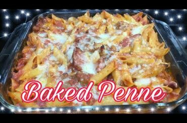 How to Make Baked Penne with Italian Sausage + Smoked Sausage + Black Truffle Oil | Pasta Recipe