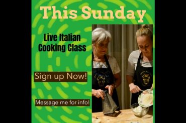 Cooking Class from Italy October Classes (Part 1)