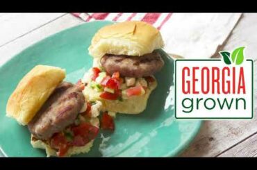 Backyard King’s Hawaiian Italian Sausage Panzanella Sliders Recipe