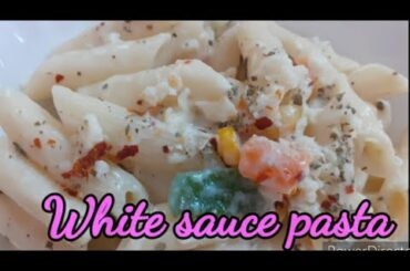 15 मिनट में Creamy white sauce pasta बनायें | Italian style | no onion no garlic