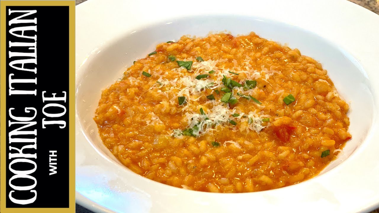 Tomato Risotto with Cheese Cooking Italian with Joe Tomato Risotto with Cheese Cooking Italian with Joe