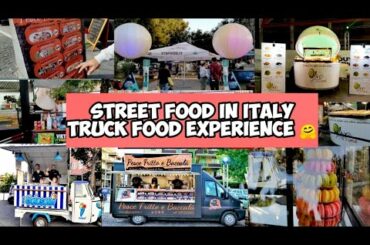 Street food in italy || আমার School এ truck food event এ গিয়েছিলাম।