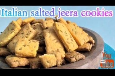 Italian salted jeera cookies. Original recipe jeera cookies.