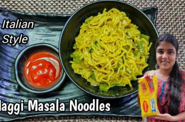 Maggi Masala Noodles Recipe in Tamil |Maggi Seivathu Epadi| | Italian Style | |Gai3 Kitchen Corner|