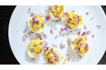 Italian Devilled Eggs | Dressed Eggs | Stuffed Eggs ~ Culinary Diaries