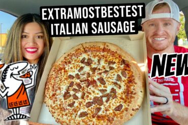 NEW Little Caesars EXTRAMOSTBESTEST Italian Sausage Pizza Review🍕🧀