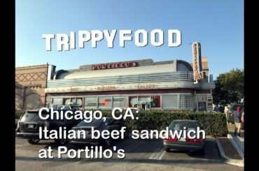 Chicago, CA: Italian beef sandwich at Portillo's (ft. Janice Yamanaka) - Trippy Food Episode 369