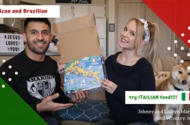 AMERICAN AND BRAZILIAN TRY ITALIAN FOOD!!! 🇮🇹