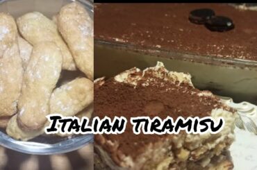 Italian tiramisu| with lady fingers biscuits | original tiramisu recipe