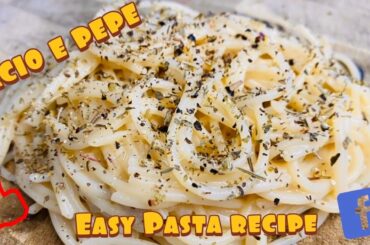 Italian Cacio e pepe/Simple pasta recipe/Easy pasta /Spaghetti recipe/ Italian Classic Pasta Recipes